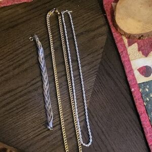 ALL 3 2 Necklaces & 1 Bracelet